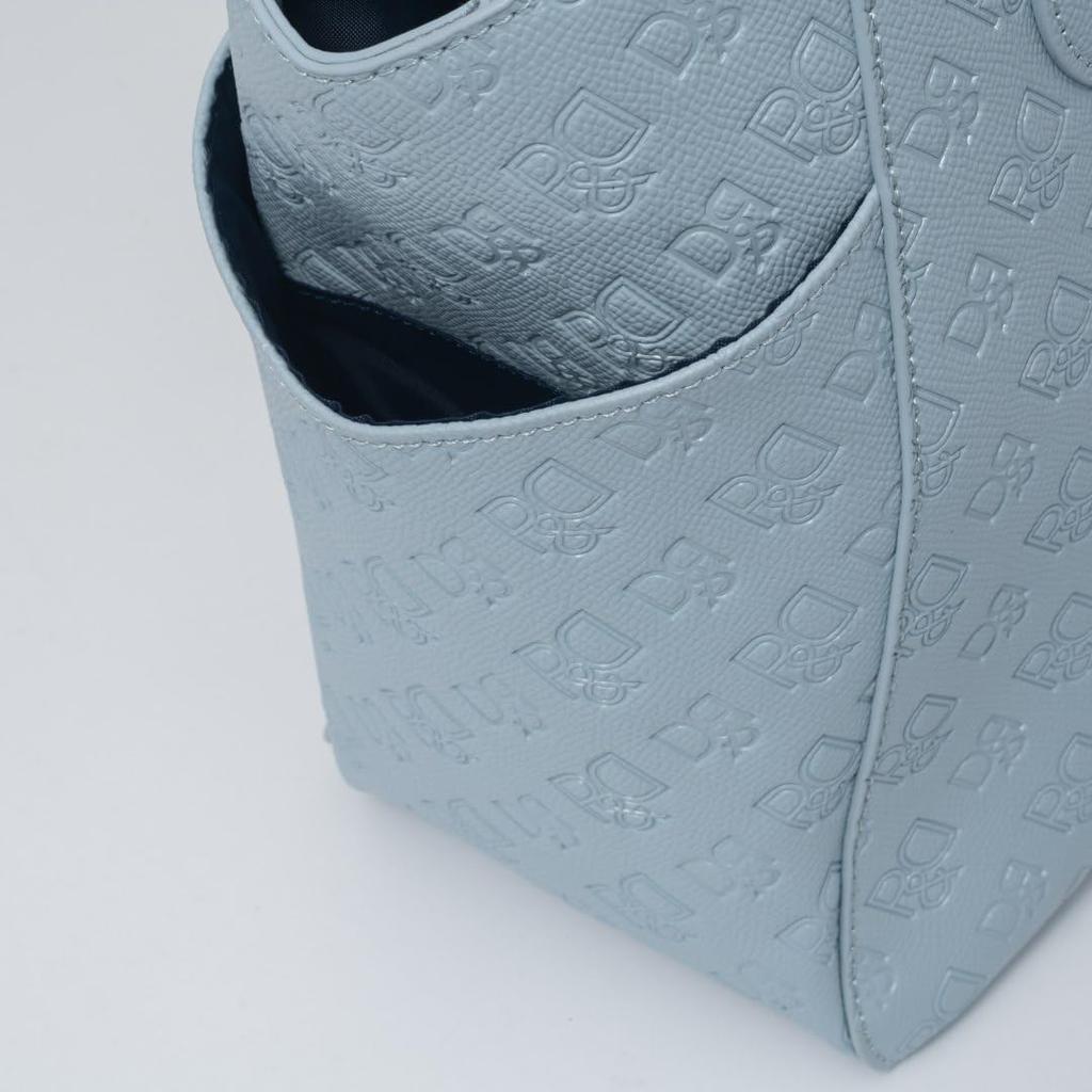 Pinky & Diane Tote Bag [Mirror] Logo Embossed Basic Cute for Adults PDLHGCH1 Blue Women's