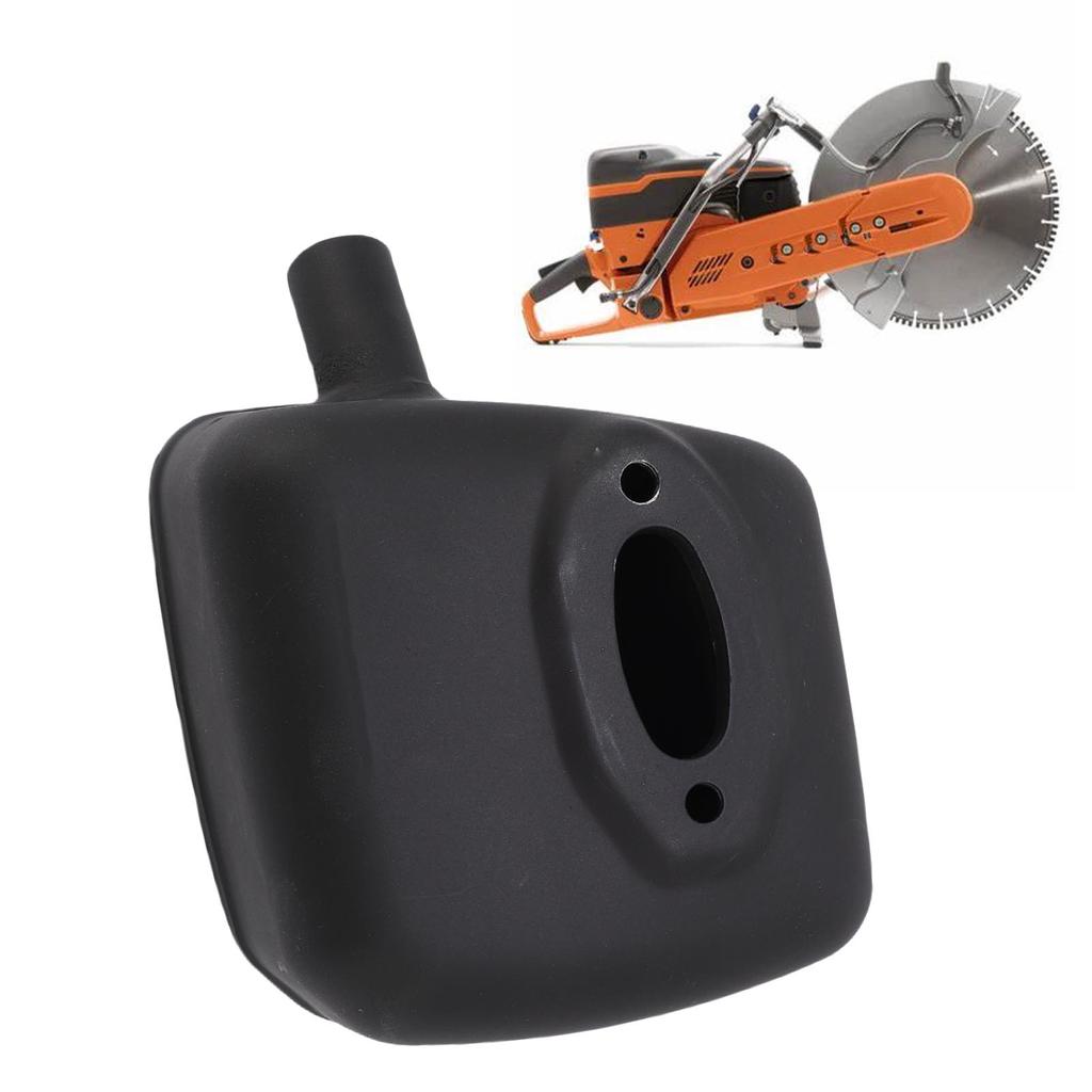 Concrete Cut Off Saw Muffler,505417905 Steel Cut Off Saw Exhaust Muffler Oil Saw Noise Levels Lowerer Chainsaw Replacement Parts for  50  60  7