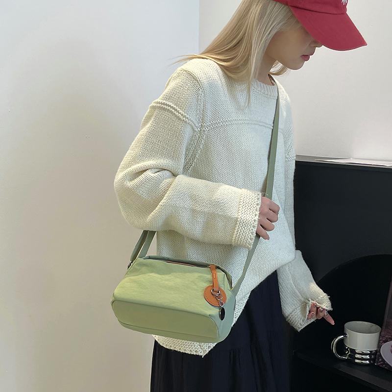 Nylon Umhängetasche Damen Schultertasche Patchwork Crossbody Tasche