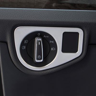 Pentru Touran 2016 2017 2018 Accesorii mașini ABS crom mat Reglarea farurilor pentru mașină Capac comutator Trim Car Styling