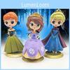 Bezaubernde Die Eiskönigin Elsa Anna Sofia Mini-Figuren PVC Miniaturen für Kinder Fans