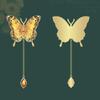 Chinese style Metal Bookmark Pendant Book Page Clip Retro Butterfly Bookmark  Teacher
