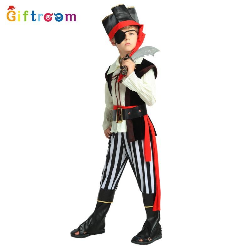 Carnival Festival Party Props Costumes Pirates of the Caribbean Playing Boy Piaget Pirate Costume
