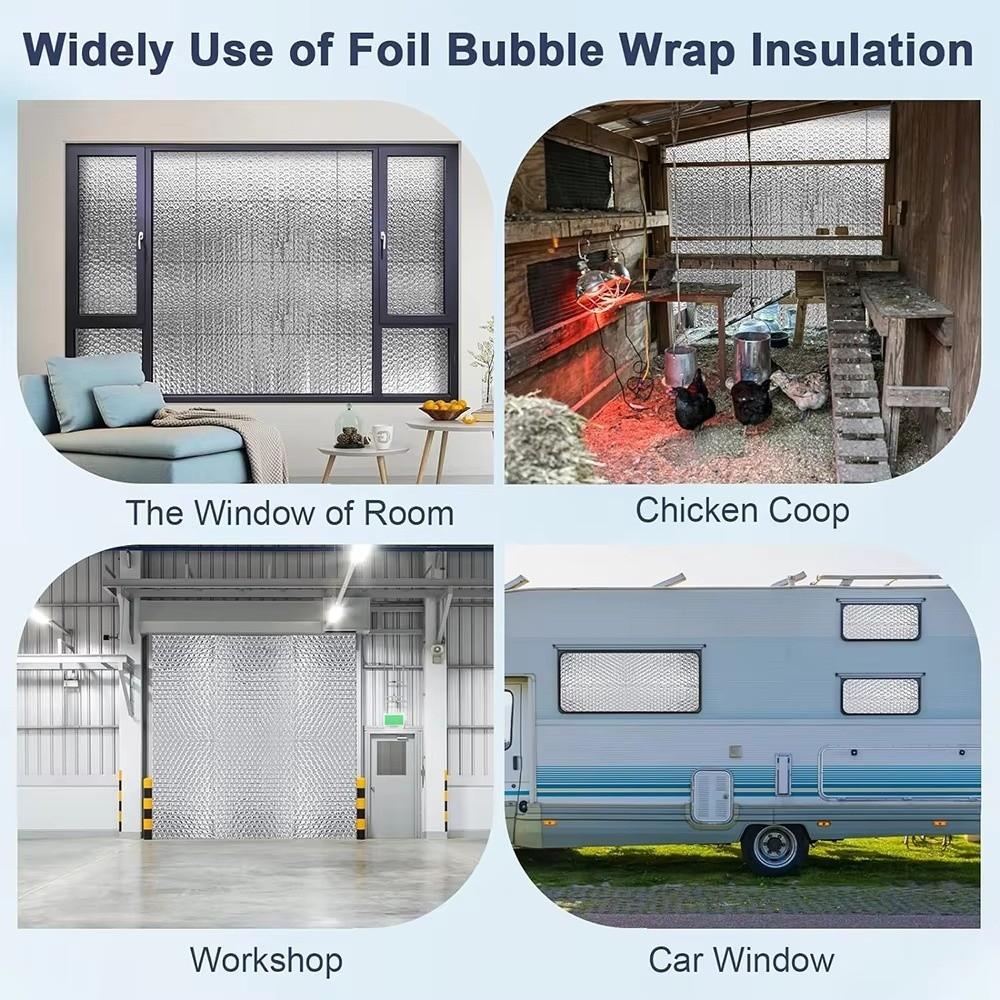 Reflective Film Radiator Heat Reflector Double Sided Heat Reflective Film  Home Heating