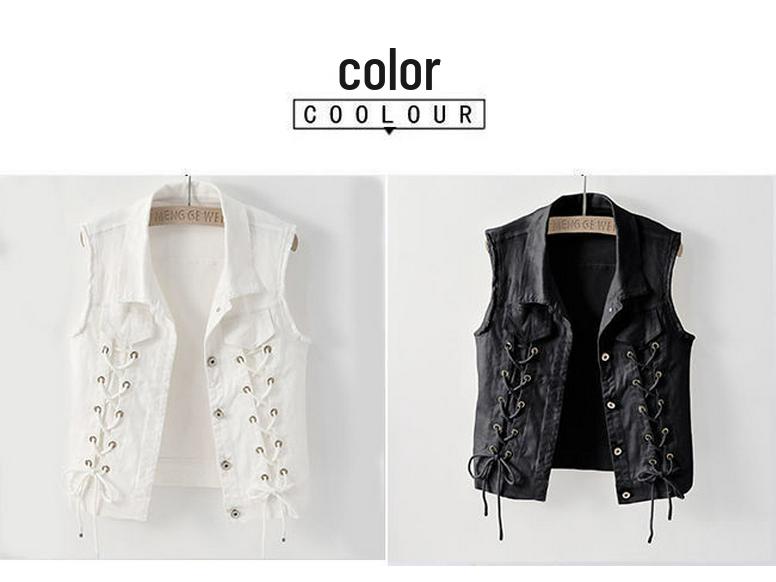 Women's Slim Denim Vest - Trendy Spring & Autumn Cardigan Outerwear 2023
