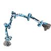 Pet toys Dog bite-resistant golden retriever medium and large dog cotton rope toy, big dog five-knot three-strand rope knot molar toy