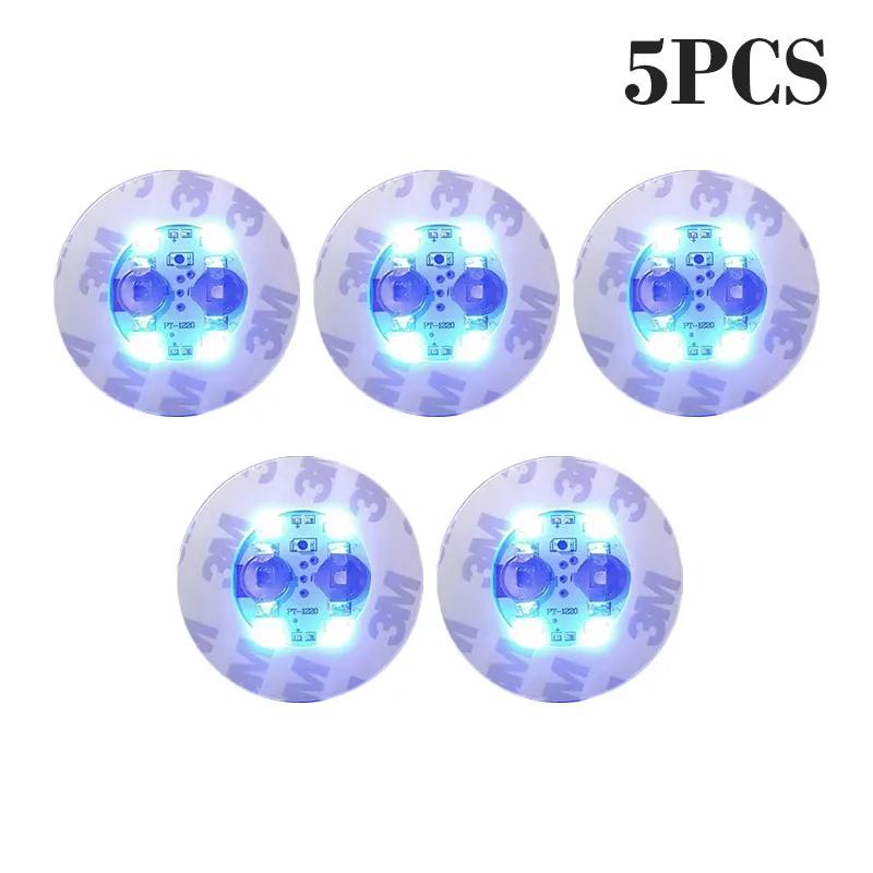 100 Adet LED Sofra Takımı Mat Bardak Işıklı Etiket Renkli Yanıp Sönen Şişe Etiketi Işık Yayan Bardak Altlığı Tezgah Bar Işığı