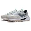 Li Ning Fangyuan Evo Fabric Synthetic Leather Retro Non-Slip Wear-Resistant Reflective Low-Top Running Shoes Men Sneakers White Gray AGCS163-3