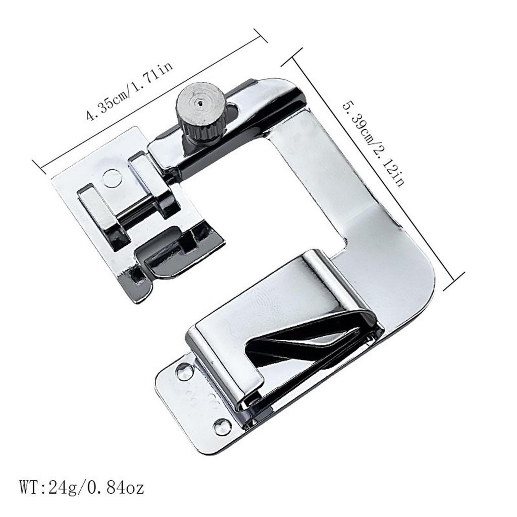 Adjustable Multi-Functional Sewing Machine Presser Foot Set with Fabric Strip, Imitation Synchronous, and Overlocking Features