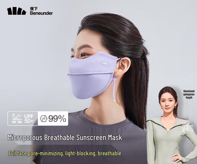 

Beneunder Ultra-Breathable Full-Face UV Protection Mask
