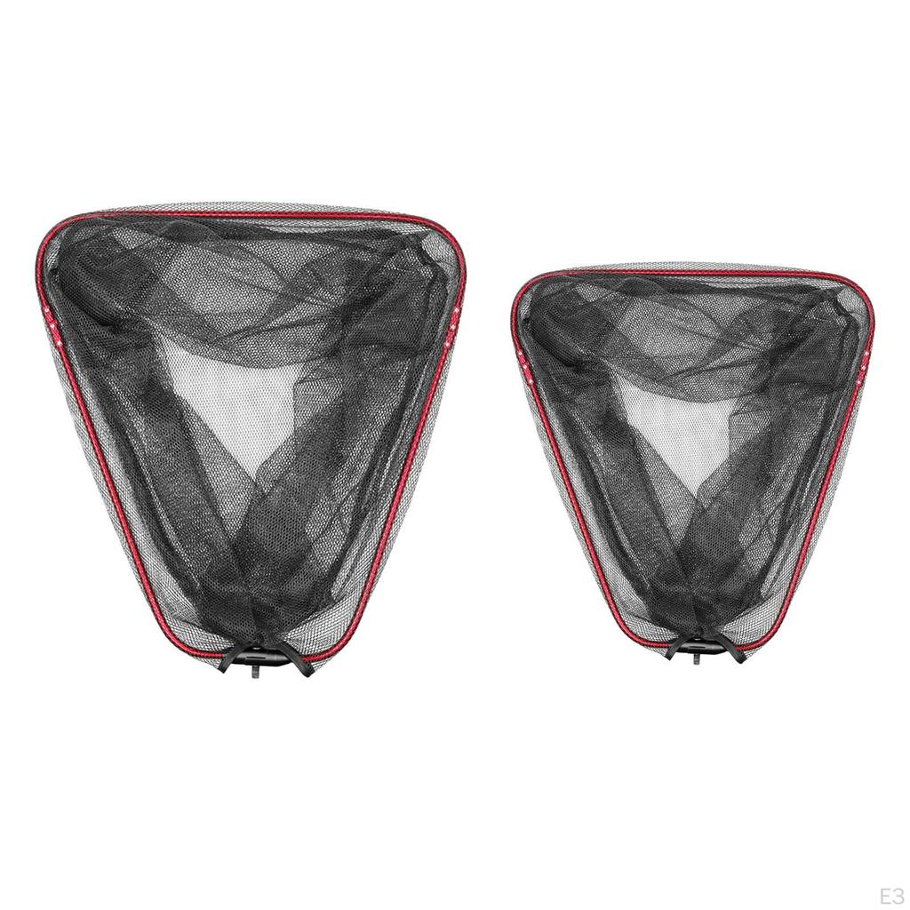 Aluminum Alloy Collapsible Fishing Landing Net No Handle for Steelhead Catfish Bass Releasing