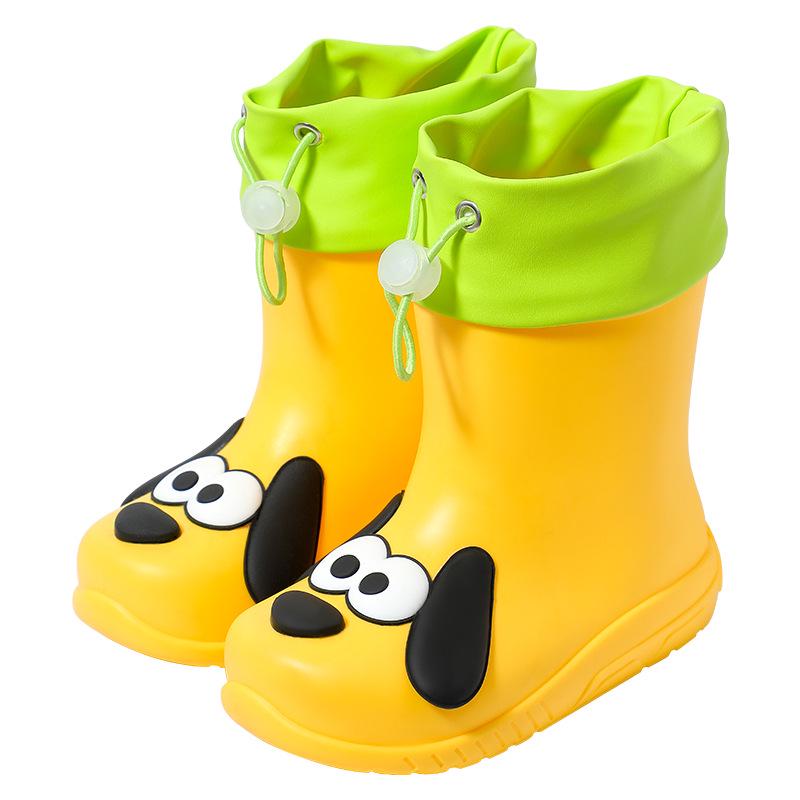 Cartoon Kids' Waterproof Rain Boots - Cute and Trendy for All Seasons