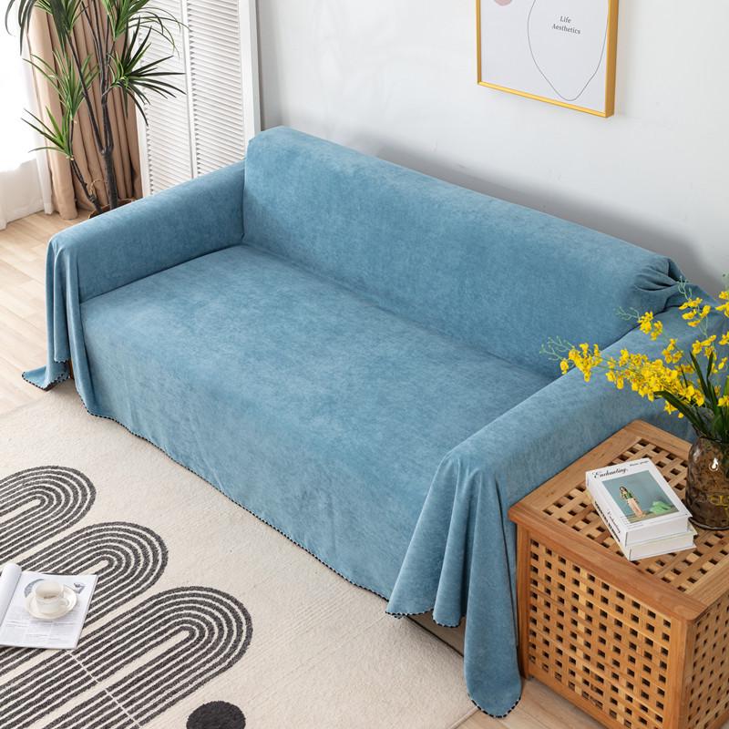 Japanese Style Waterproof Solid Color Sofa Cover - Full Protector Cushion