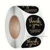 1/3 Roll Of 500/1500Pcs Round Thank You Stickers,Self-Adhesive Labels For Holiday Decorations,Handmade Craft Packaging Stickers