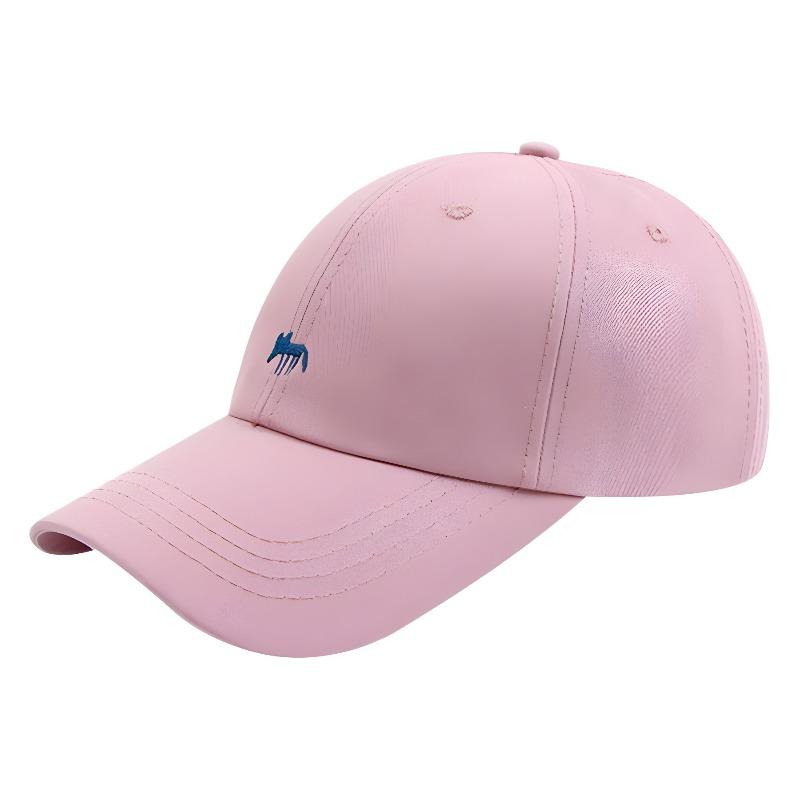 New embroidered little fox baseball hat wide brim hat high quality cotton soft top hat women
