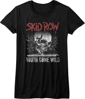 New SKID ROW YOUTH GONE WILD LICENSED BAND T Shirt