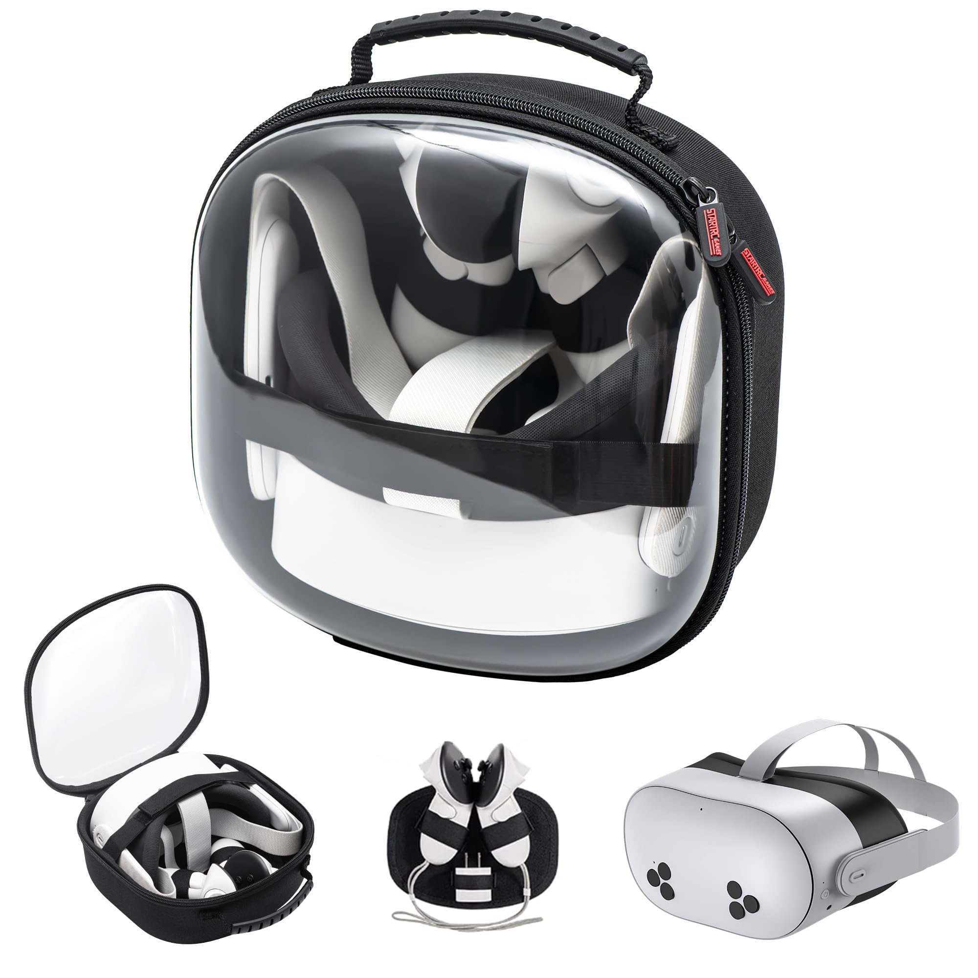 

Carrying Case for Meta Quest 3S/Quest 3, Hard Travel Case Compatible with Original Head Strap, Controllers and Accessories Case