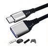 USB OTG Adapter USB C To USB3.0 OTG Adapter For Androids Smartphones Fast Data Transfer With Durability Nylon Braide Cable
