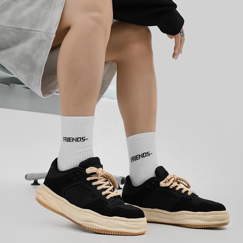 

Board Shoes Are Fashionable Versatile Lightweight and Durable Suitable for Men s Casual Shoes and Should Be Worn for Outings 44 чёрный