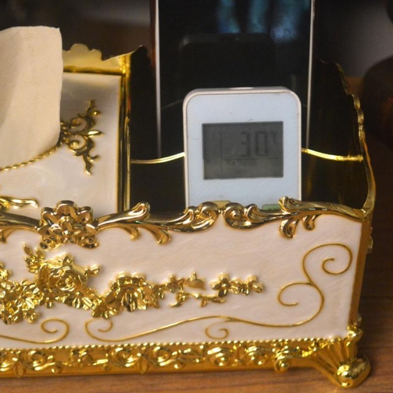 Multi-Functional Plastic Napkin Extraction Paper Box Remote Control Holder Home Napkin Dispenser Organizer Desktop Decorative