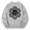 KAN6312 Kmg0076 Mega Flower Fleece-Lined Sweatshirt - Gray