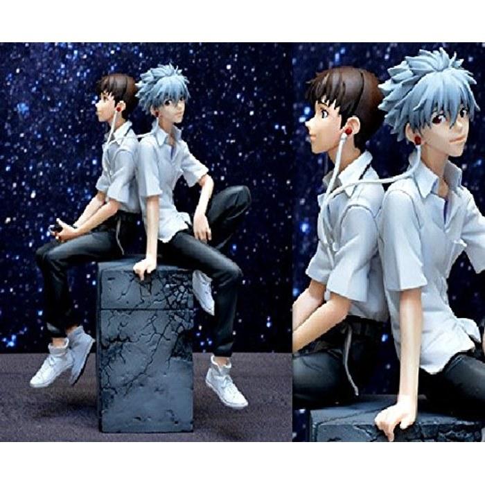 Evangelion New Theatrical Edition PM Figure Shinji and Kaworu Red & White