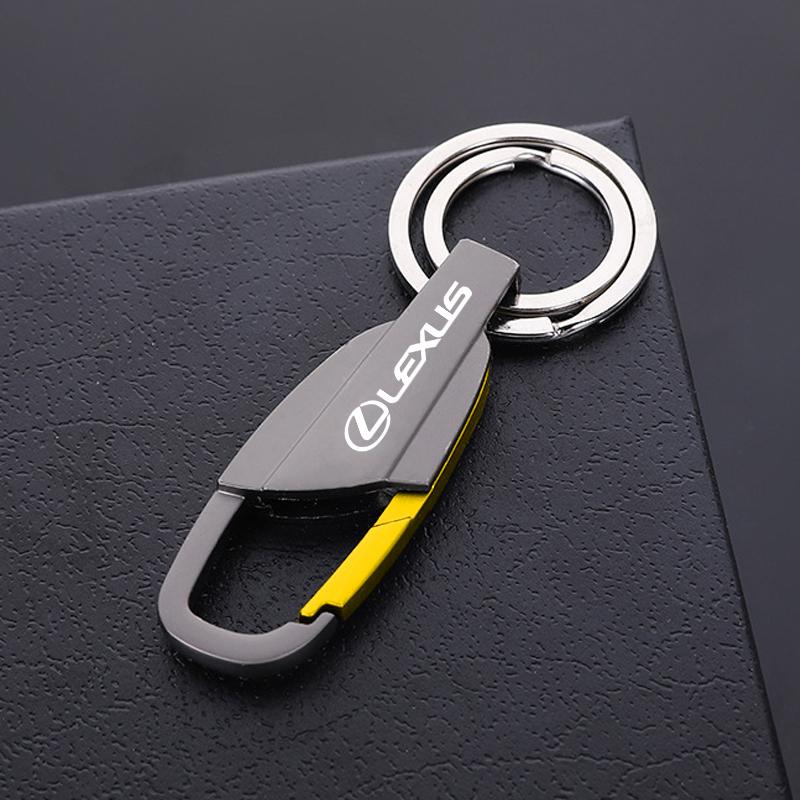 Zinc Alloy Car Key Chain Anti-Lost Keychain KeyRing For Lexus LS LC RZ IS350 ES300 GS350 CT200h GX460 LX570 RX500h NX300 UX260
