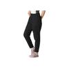 Under Armour Outdoor Solid Color Elastic Waist Mid Rise Casual Pants Women bottoms Black 1371314-001