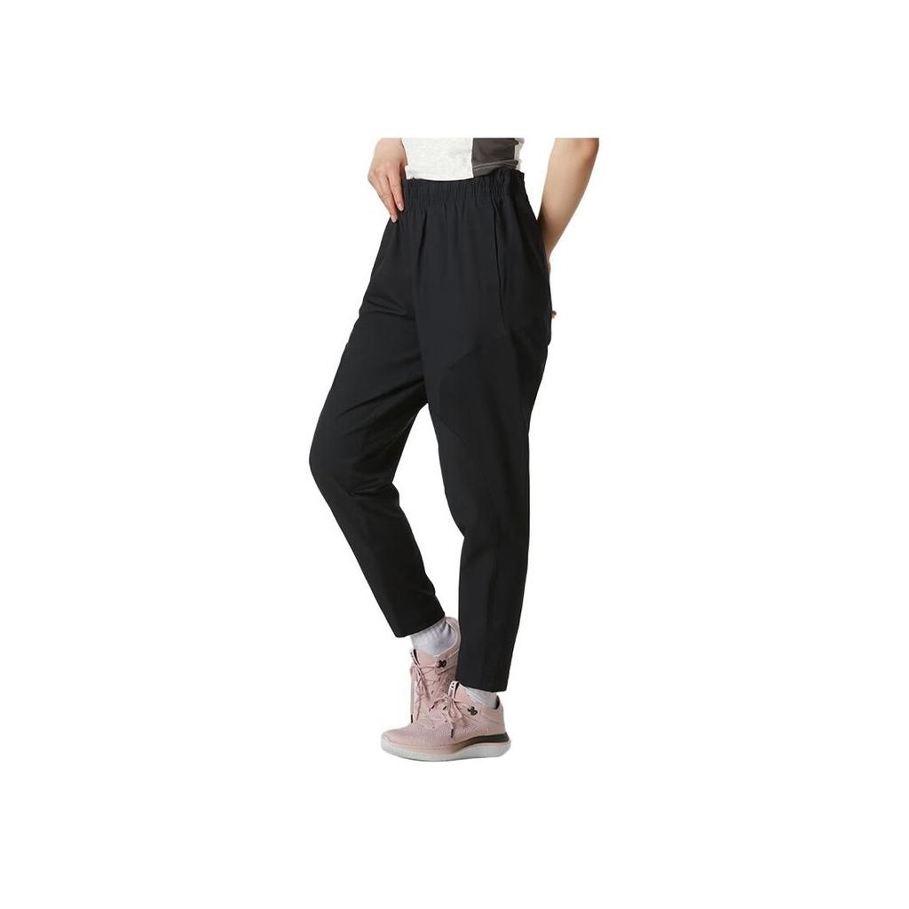 Under Armour Outdoor Solid Color Elastic Waist Mid Rise Casual Pants Women bottoms Black 1371314-001