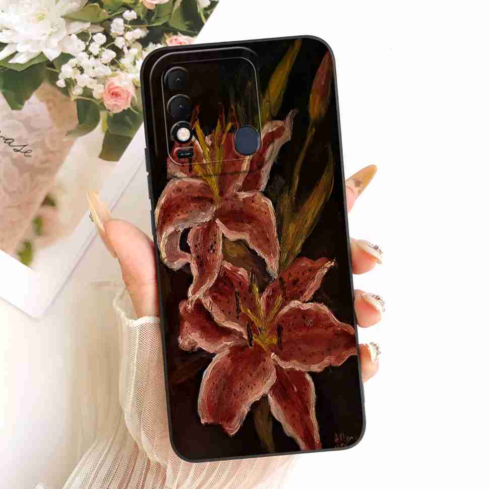 6.52" For Tecno Spark 8 KG6 KG6k Silicone Case Shockproof Soft Phone Cover For Tecno Spark8 Spark 8 Casing Protection Shell