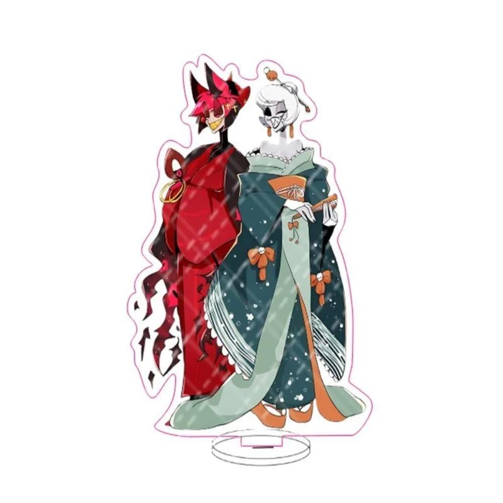15cm Acrylic Stand For Hazbin  Charlie Morningstar Vaggie Alastor Lucifer Morningstar Peripheral Cute Desktop Ornament Gift