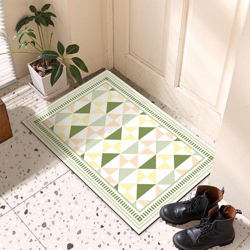 Kitchen Non-slip Mat Simple Absorbent Oil Absorbent Long Anti-dirty Foot Mat Entry Bathroom Bathroom Door Anti-fall