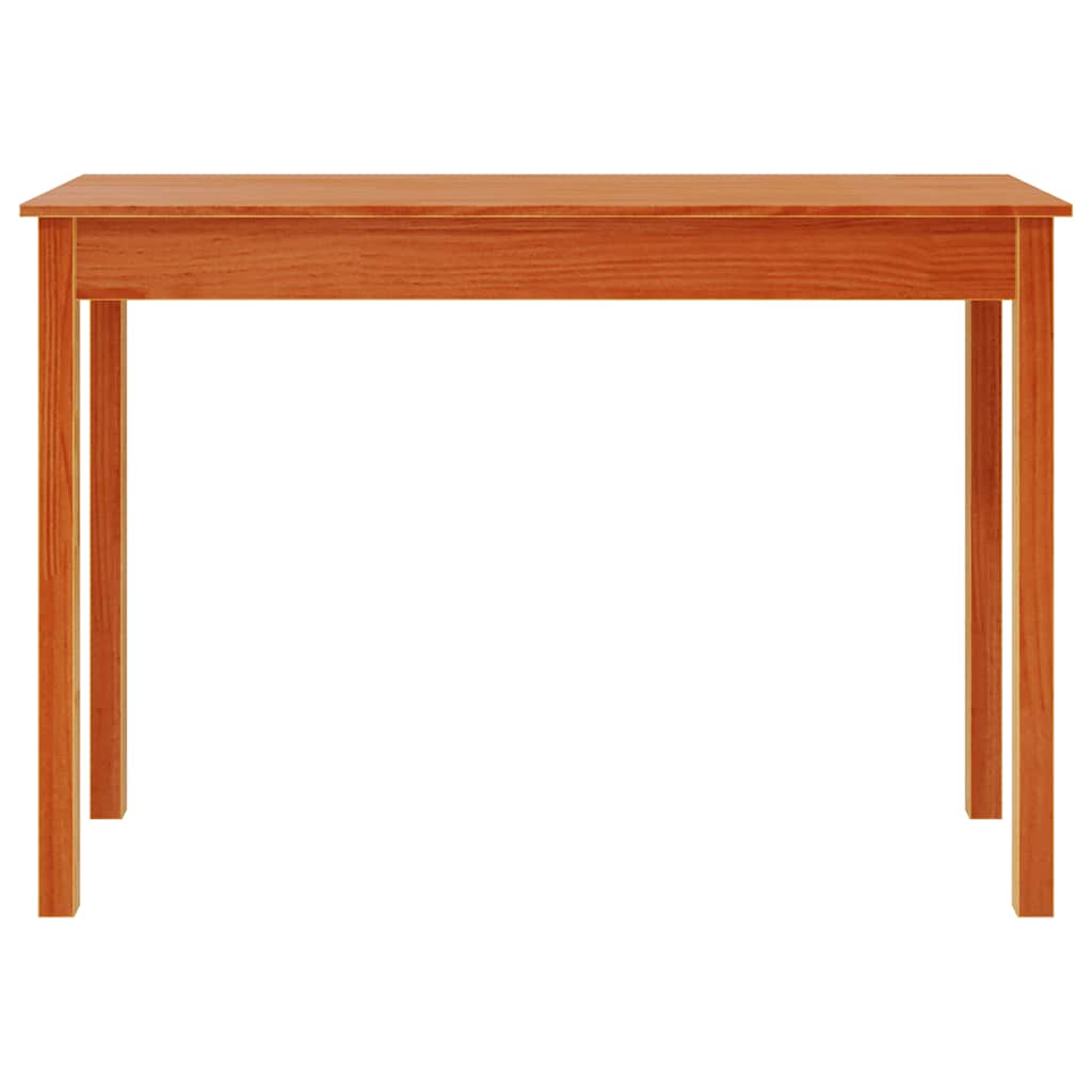 Console Table Wax Brown 110 x 40 x 75 cm Solid Pine Wood