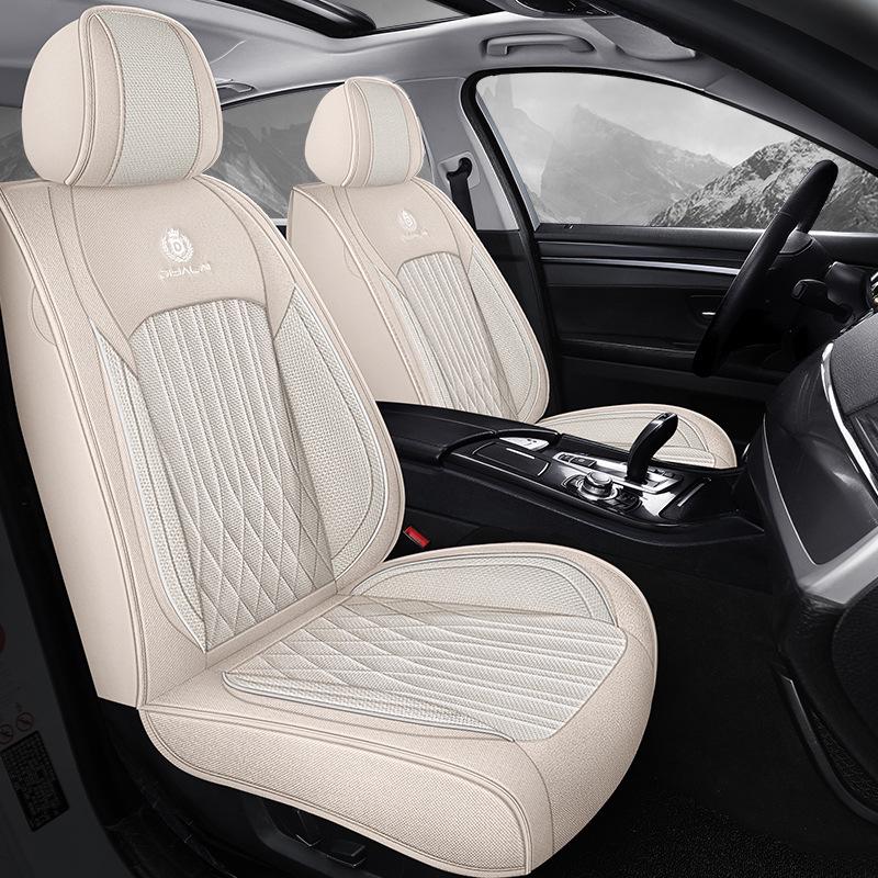 Universal Full Surround Car Seat Covers for All Seasons, Business Style, Five-Seater Coverage