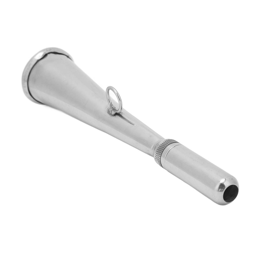 Fog Horn Removable Mouthpiece Stainless Steel Clear Sound Lightweight Portable Handheld Foghorn for Marine Boats
