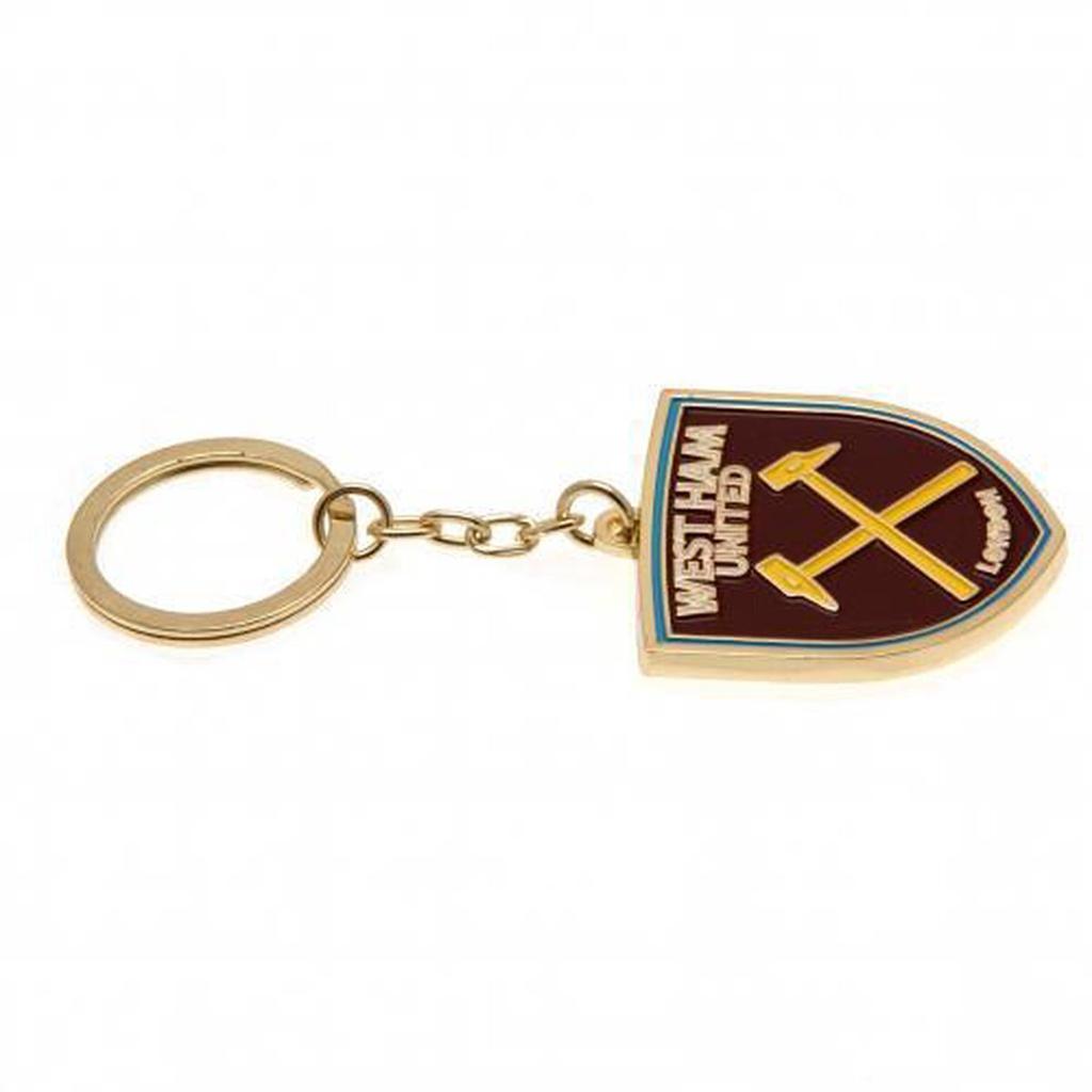 West Ham United FC Crest Enamel Keyring