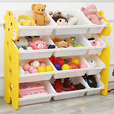 Dinosaur-Themed Kids' Multi-Layer Storage Shelf and Organizer