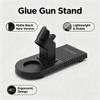 Non-Slip Hot Glue Gun Stand Stable Base Heat Resistant Portable Glue Holder for Sewing Paper Craft Home DIY Projects