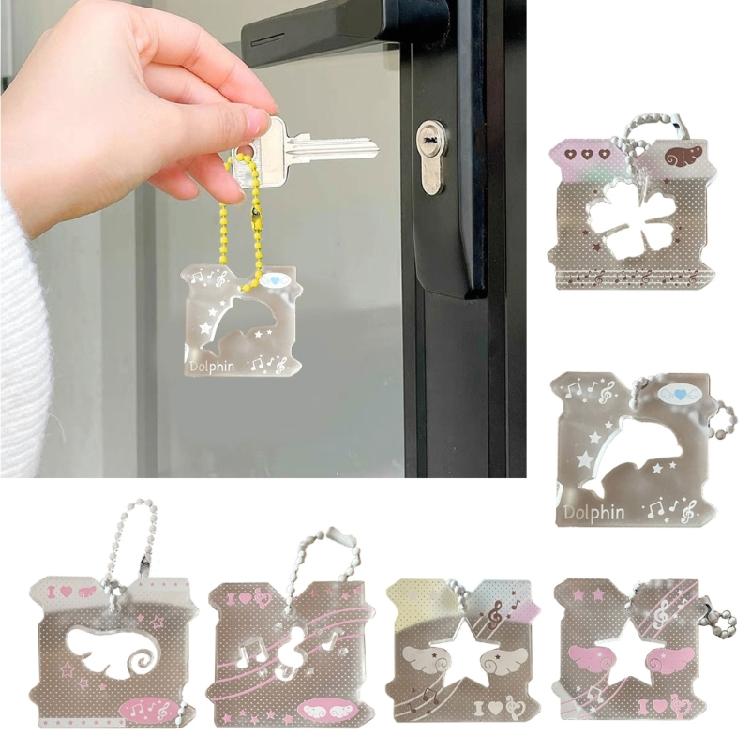 Porte-clés Mode Note de Musique Creuse Pendentif Suspendu Dessin Animé Pendentif Symbole Musical Ornement de Clé Convient pour un Usage Quotidien