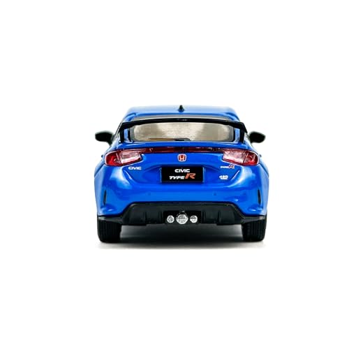 PAUDI MODEL 1/64 Scale Diecast Model Car of the 2023 Honda Civic TYPE-R FL5, Blue