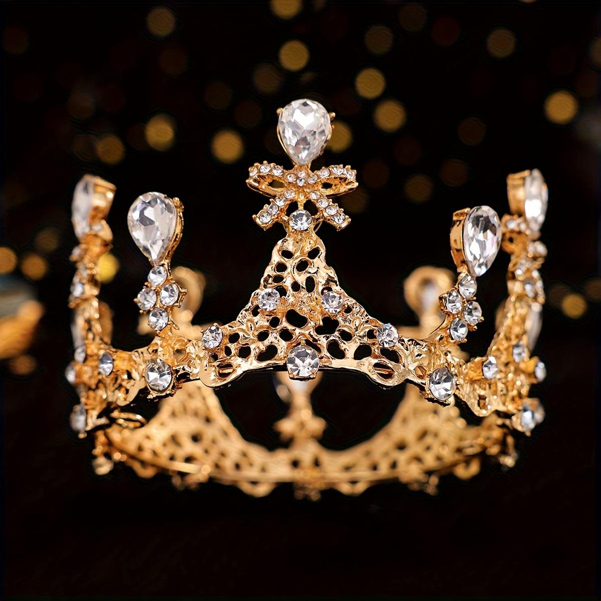 

Маленькая корона с водяными бриллиантами, аксессуар для волос, корона принцессы, аксессуар для прически, для нарядной прически, для детских выступлений, аксессуар для волос для подиума