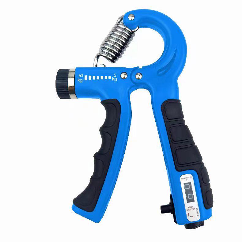 Verstellbarer Handgreifer & Zähler für professionelles Hand-, Finger- und Unterarmkrafttraining und Rehabilitation.