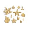 CARLIDANA Vintage Starfish Shell Stainless Steel DIY Fish Tail Versatile Turtle Creative Necklace Accessories Various Styles