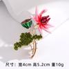 New Alloy Brooch High-end Sense Niche Women Spot High-end Pin Coat Suit High-end Versatile Corsage