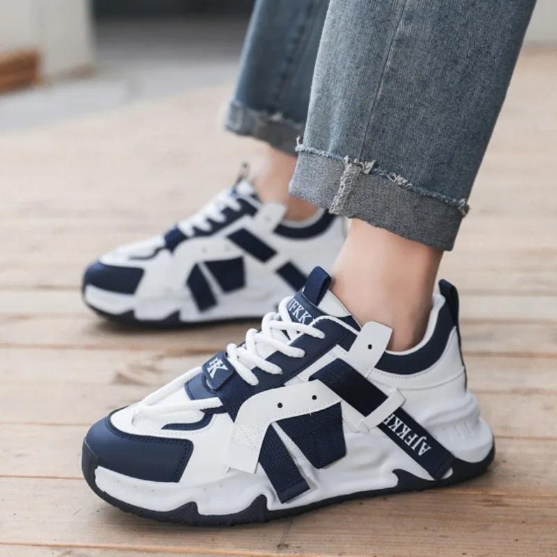 Men Sneakers Spring Autumn High Quality Hiking Designer Running Trainers High Top Stylish Platform Athletic Zapatos Para Hombres