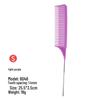 Barber Shop Sectioning & Dyeing Highlight Comb Set - Steel Needle and Fine Teeth, Heat-Resistant, Pointed Tail