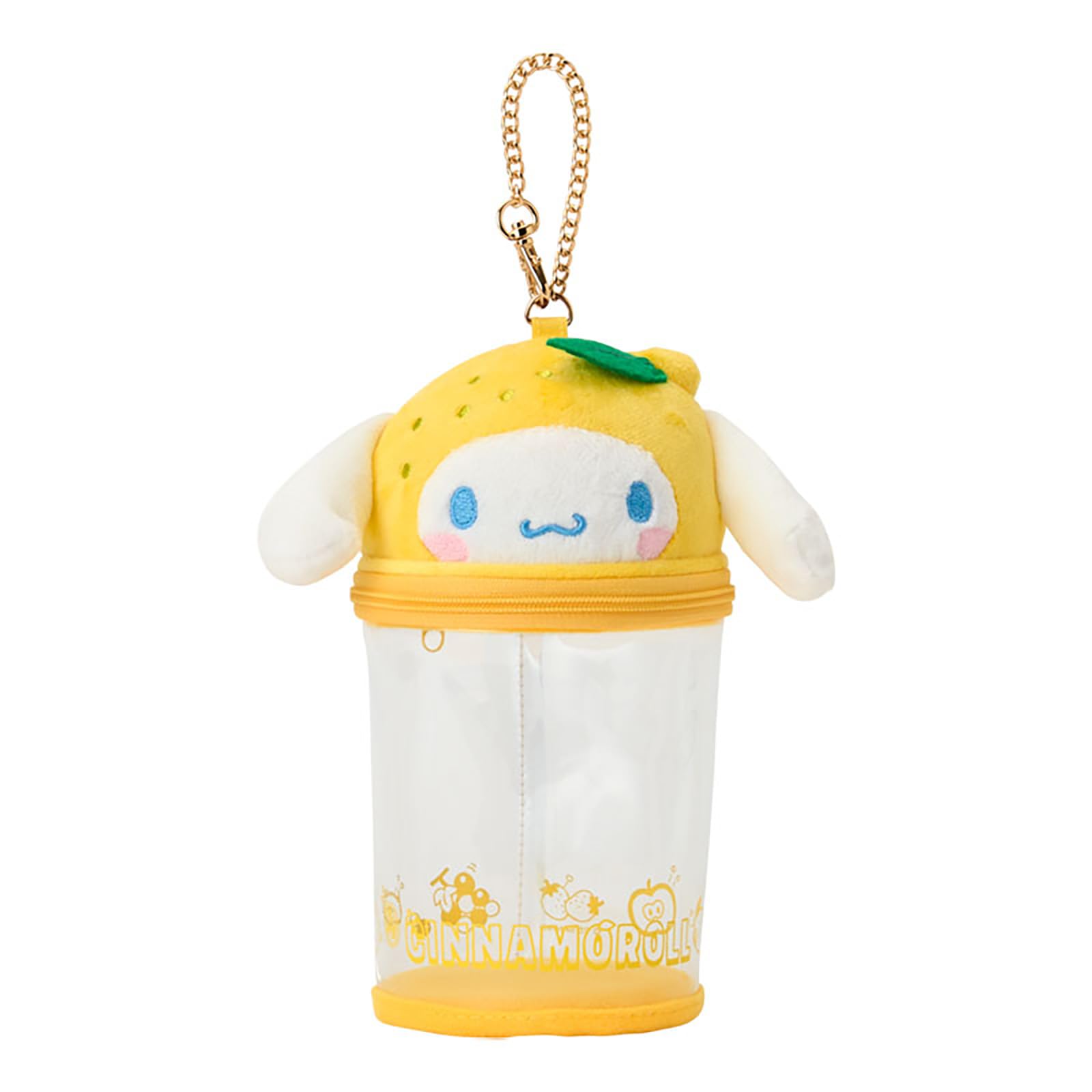 Виниловый брелок-косметичка Sanrio Возраст 3 и 598909 (Фруктовый дизайн) Cinnamoroll, Вверх,