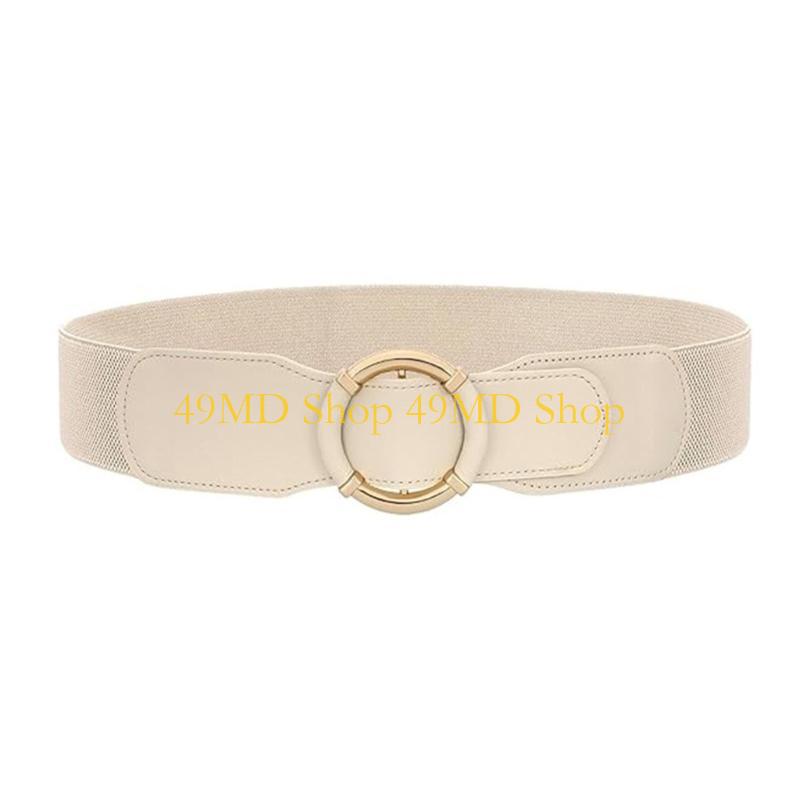 49MD Unique Waist Belt Elastic Underbust for Stage Dancers Costume Jewelry Waist Body Jewelry Trendy Wide Belt 80cm
