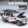 1:24 Land Rover Range Rover Suv Car Model Simulation Sound And Light Pull Back Alloy Car Collection Ornaments Boy Toy Car Gifts
