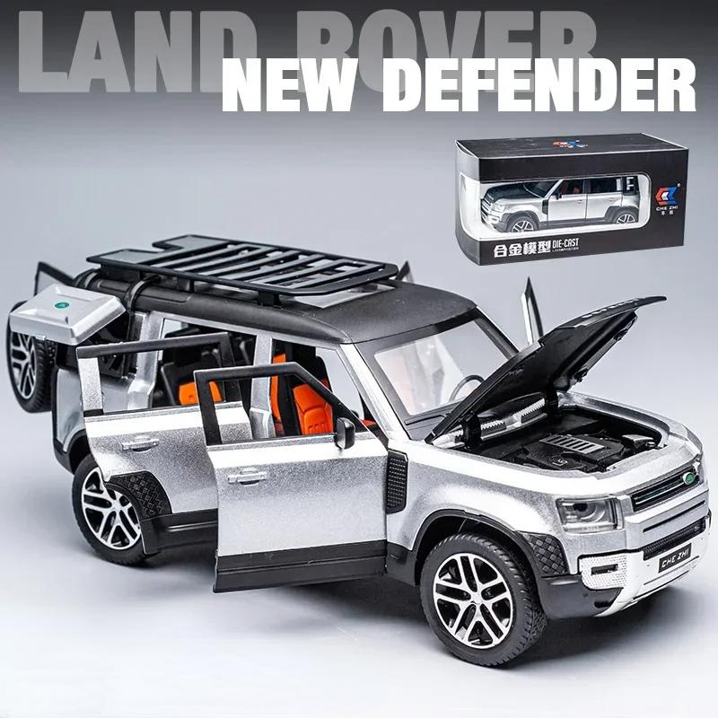 1:24 Land Rover Range Rover Suv Car Model Simulation Sound And Light Pull Back Alloy Car Collection Ornaments Boy Toy Car Gifts